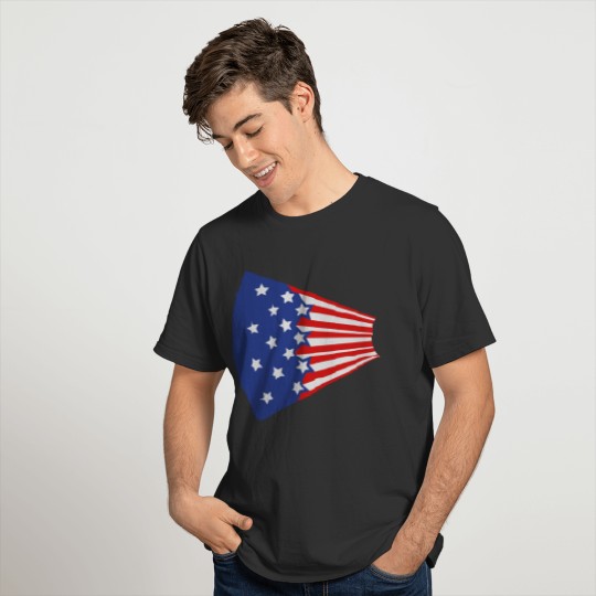 america united states star flying falling star 3 c T-shirt