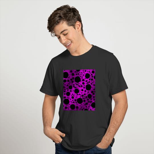 Space Bubble Spots - Pink/Purple T-shirt