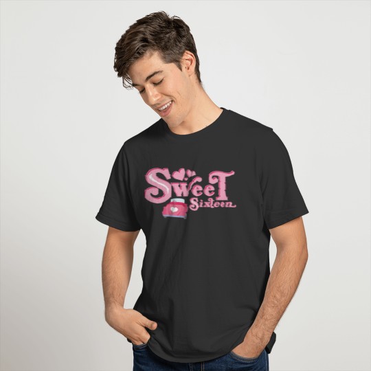Sweet 16 Car Heart T-shirt