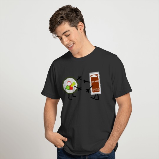 Sushi & Soy Sauce - Customizable T-shirt