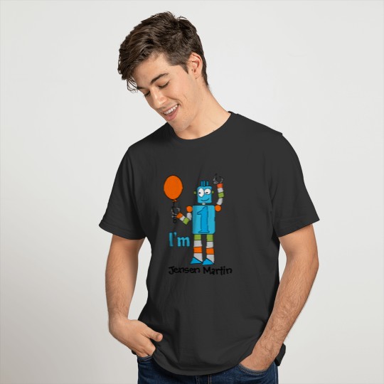 Robot 1st Birthday Party T-shirt