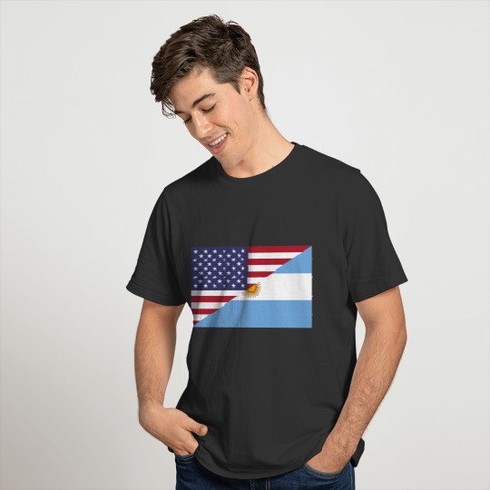 Argentine United States Flag T-shirt