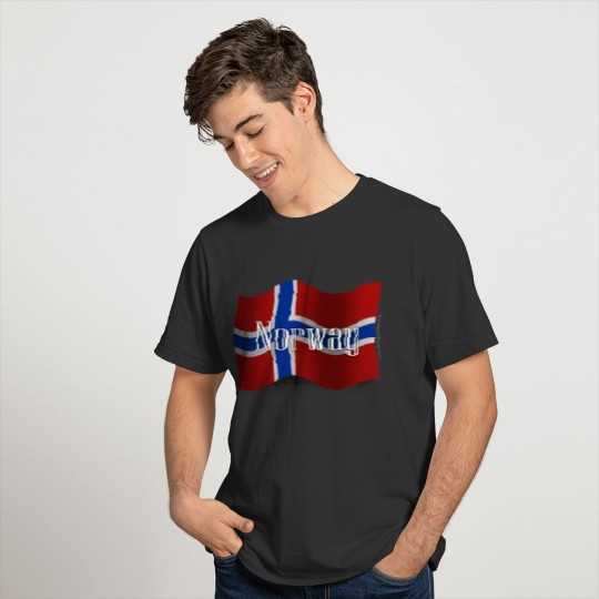 Norway Waving Flag T-shirt