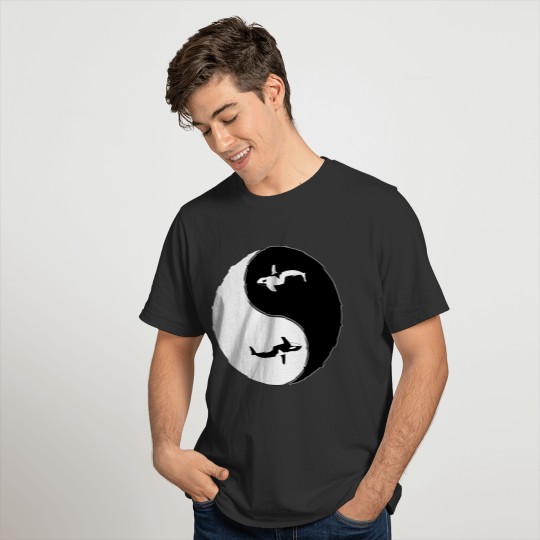 Yin Yang Whale T-shirt