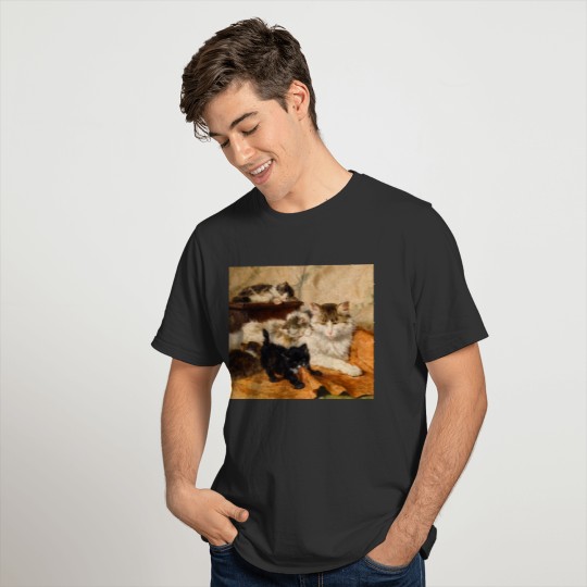 Mother and Her Kittens T-shirt
