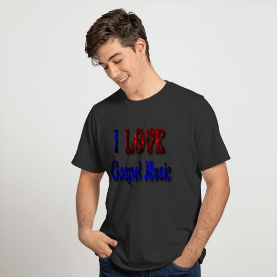 I love gospel Music--effect-1-Small Design T-shirt
