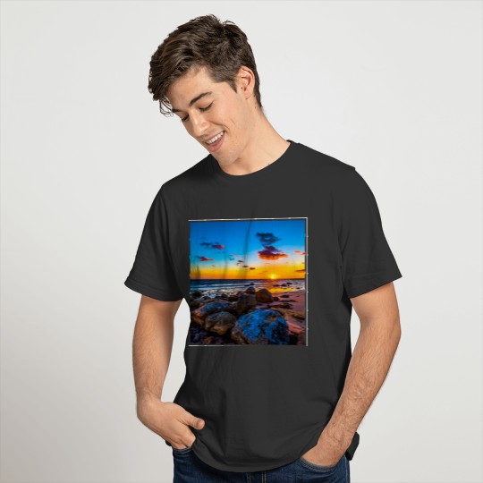 Sunset At Sea T-shirt