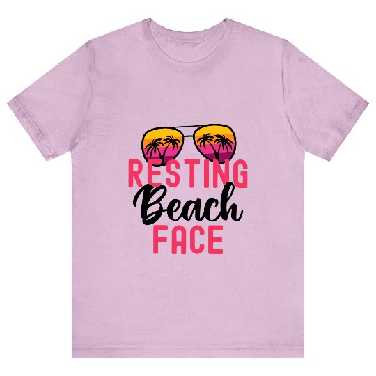 Vacation Girls Trip Girls Weekend Resting Beach Face T Shirt