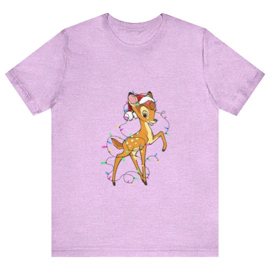 Disney Bambi Christmas Lights Shirt, Santa Bambi Shir