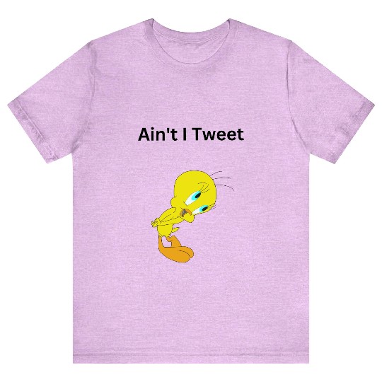 Short sleeve Tweety Bird t-shirt. Gender neutral. Personalization is available.