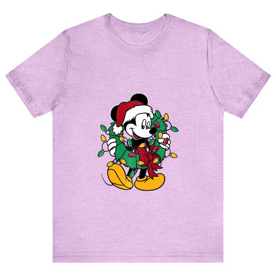 Disney Mickey Mouse Lights Raglan Baseball Tee T-Shirts