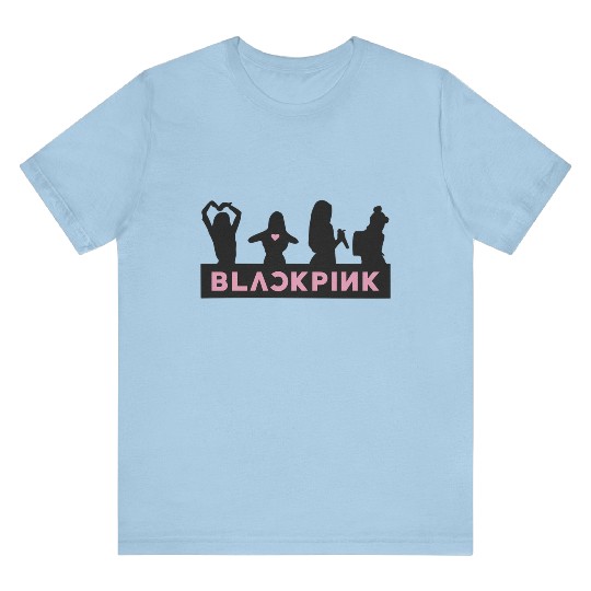 Black Pink K-POP Blackpink Girl Group Fan Concert Kids Cotton T-Shirt 98-164