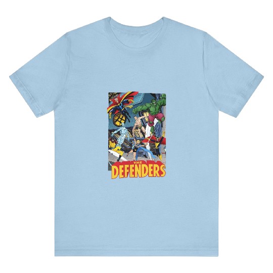 Defenders T-Shirt - John Byrne Art - Marvel Comics - Dr Strange, Nighthawk, Hulk