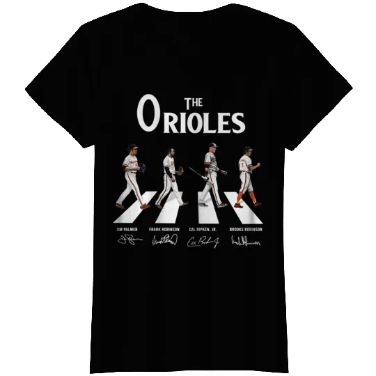 The Orioles Shirt Walking Abbey Road Signatures T-Shirts
