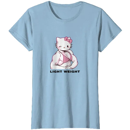 Hello Kitty Buff Bodybuilder Workout Gym T Shirts