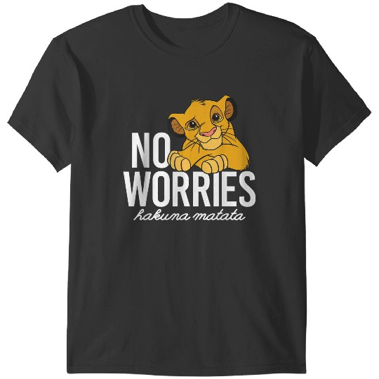 Disney Lion King Classic No Worries Simba T-Shirts