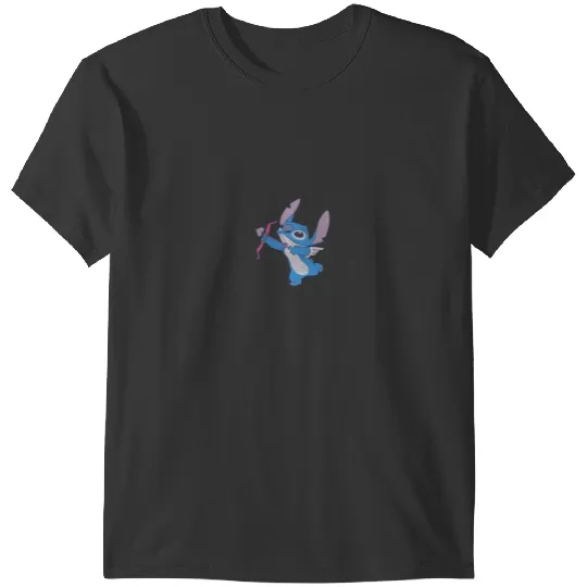 Disney Lilo Stitch Valentine's Day Stitch Cupid T-Shirts