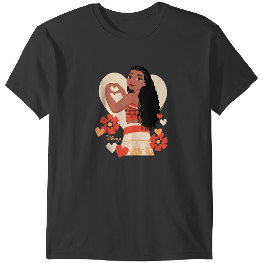 Discover Disney Princess - Moana Heart Valentine's Day T-Shirts