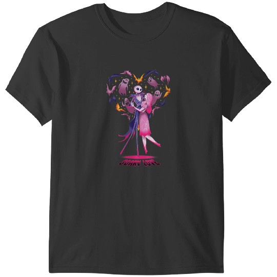 Disney The Nightmare Before Christmas Jack Sally Scary Love T-Shirts