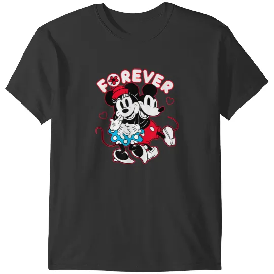 Disney Mickey Mouse Minnie Mouse Love Forever Valentines T-Shirts