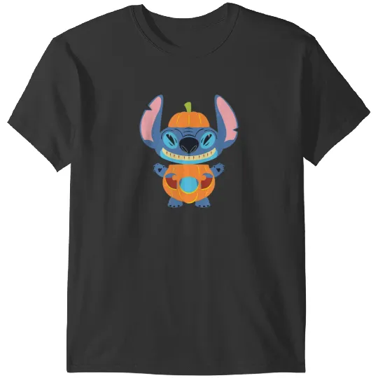 Disney Stitch Pumpkin Halloween T-Shirts
