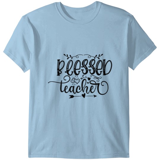 Discover Blessed teacher T-shirt