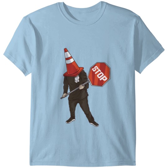 Discover Cone Head Cursed Image Meme T-shirt