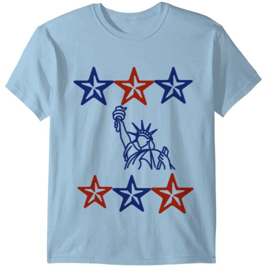 Discover liberty blue T-shirt