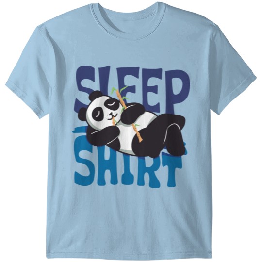 Discover Sleep Shirt With Cute Panda And Bamboo T-shirt