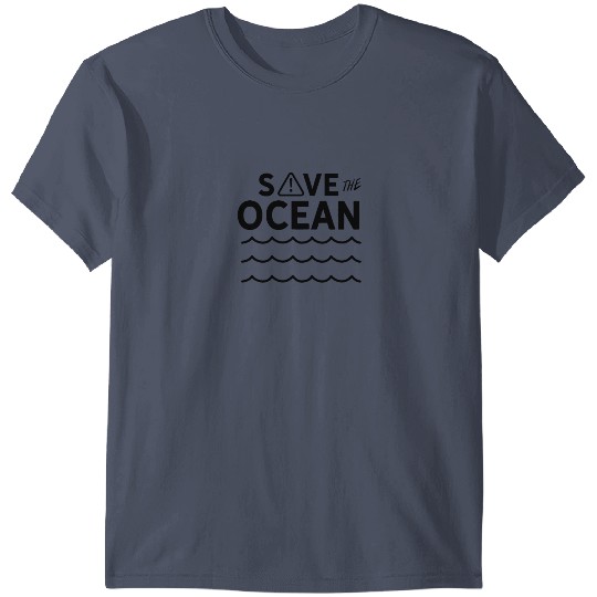 Save The Ocean Plastic Sea Overfishing Pollution T-shirt