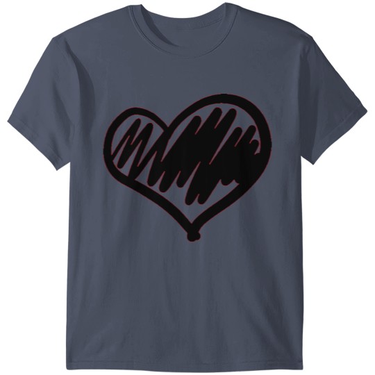 Heart Pocket Design Little Hearts Love In love T-shirt