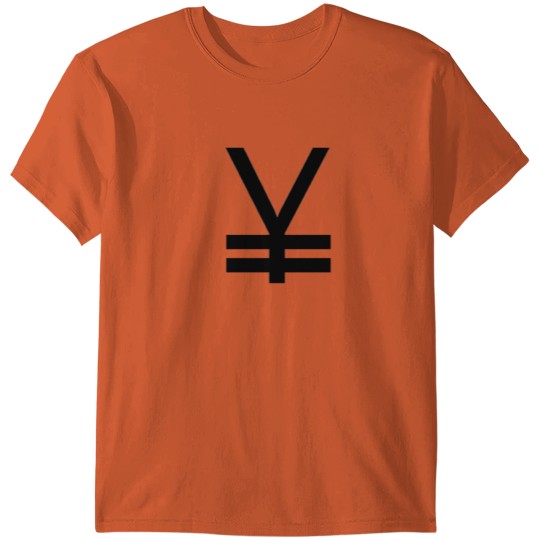 Discover Yen money symbols T-shirt