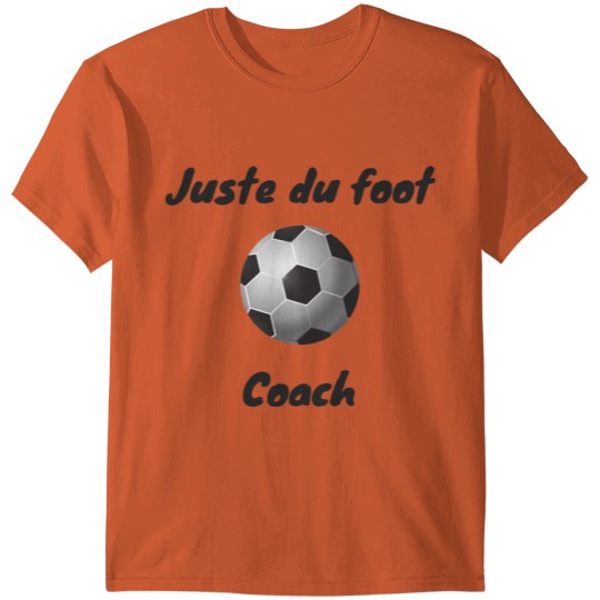 Discover juste du foot coach T-shirt