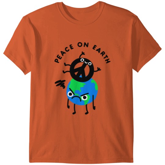 Discover Peace On Earth Angry Earth Joke T-shirt