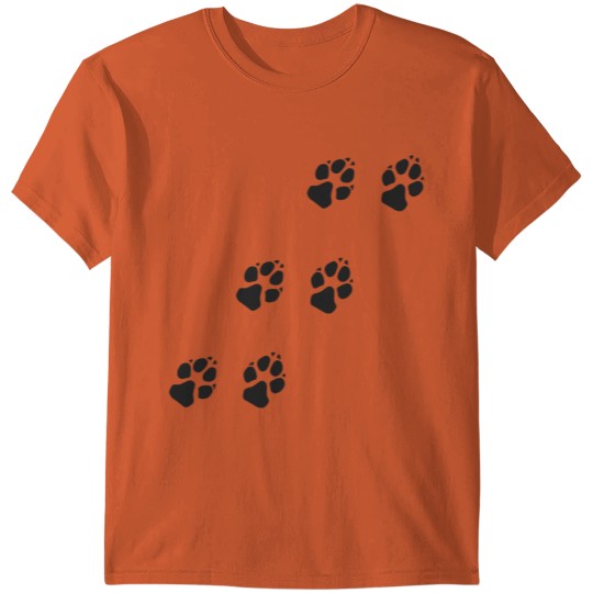 Discover Sweet footprints of a dog paw T-shirt