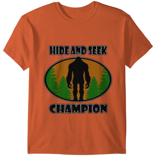 Discover Bigfoot Hide and Seek World Champion T-shirt