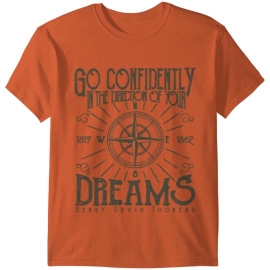 Discover Inspirational Quote Go Confidently Encouraging T-shirt