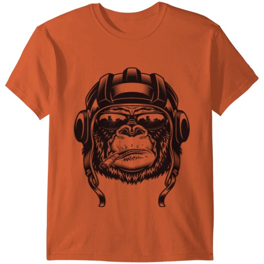 Discover Monkey Monkys jet fighter pilot steal T-shirt