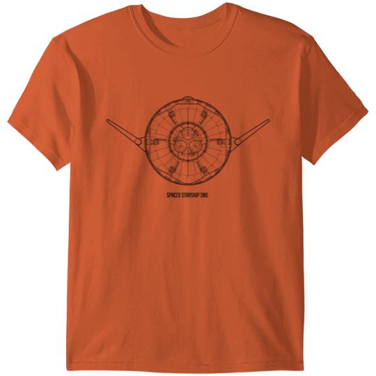 SpaceX Starship SN8 Aft Section (Belly Flop Dark) T-shirt