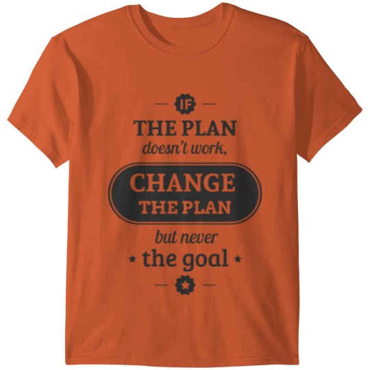 Discover Change the plan T-shirt