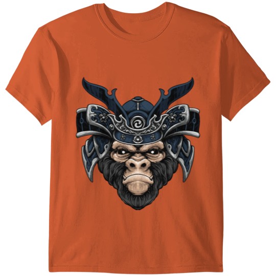 Discover Monkey samurai hat T-shirt