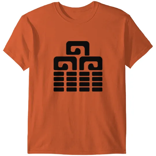 Aztec Smoke Emblem Design T-shirt