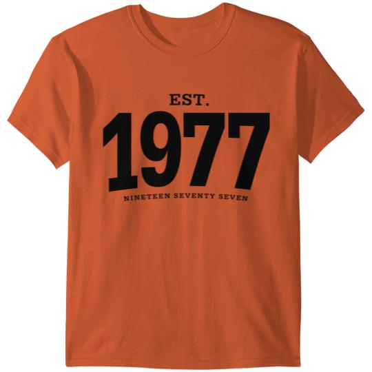 Discover est. 1977 Nineteen Seventy Seven T-shirt