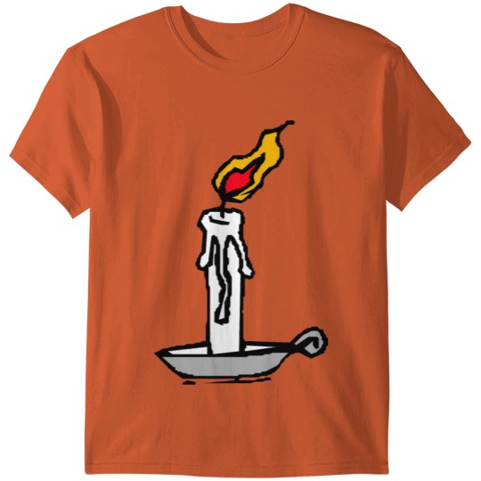 Discover Burning Candle T-shirt