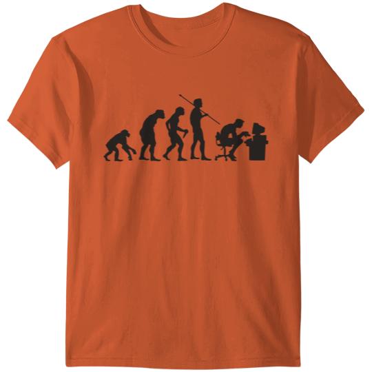 Evolution of a Computer Geek T-shirt