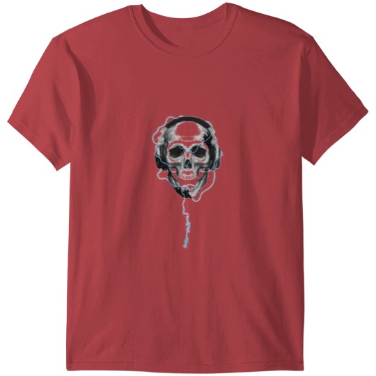 Discover Music skull T-shirt