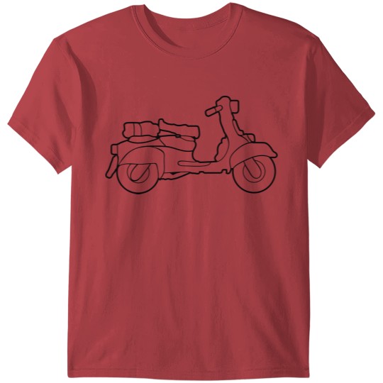 Discover clip art driving electric scooter license passed e T-shirt