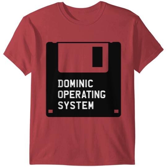 Discover DOS Dominic Operating System HD floppy disk T-shirt