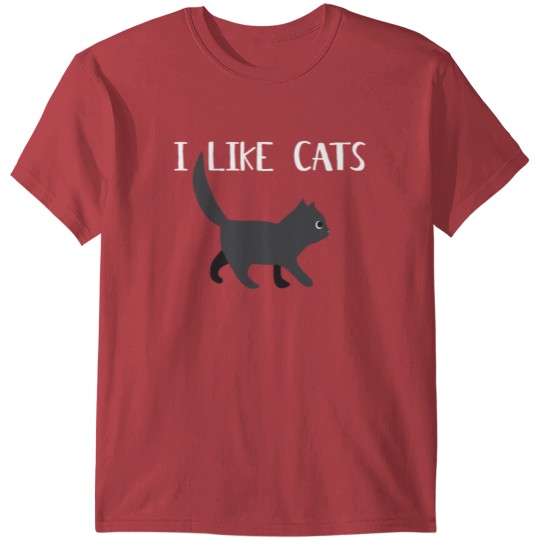 Discover I Like Cats Black Cat T-shirt