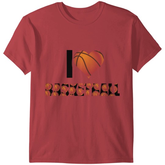 Discover I love basketball T-shirt